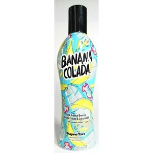 Supre Banana Colada Tanning Lotion 8 oz Dark Tropical Bronzer Coconut Oil Indoor